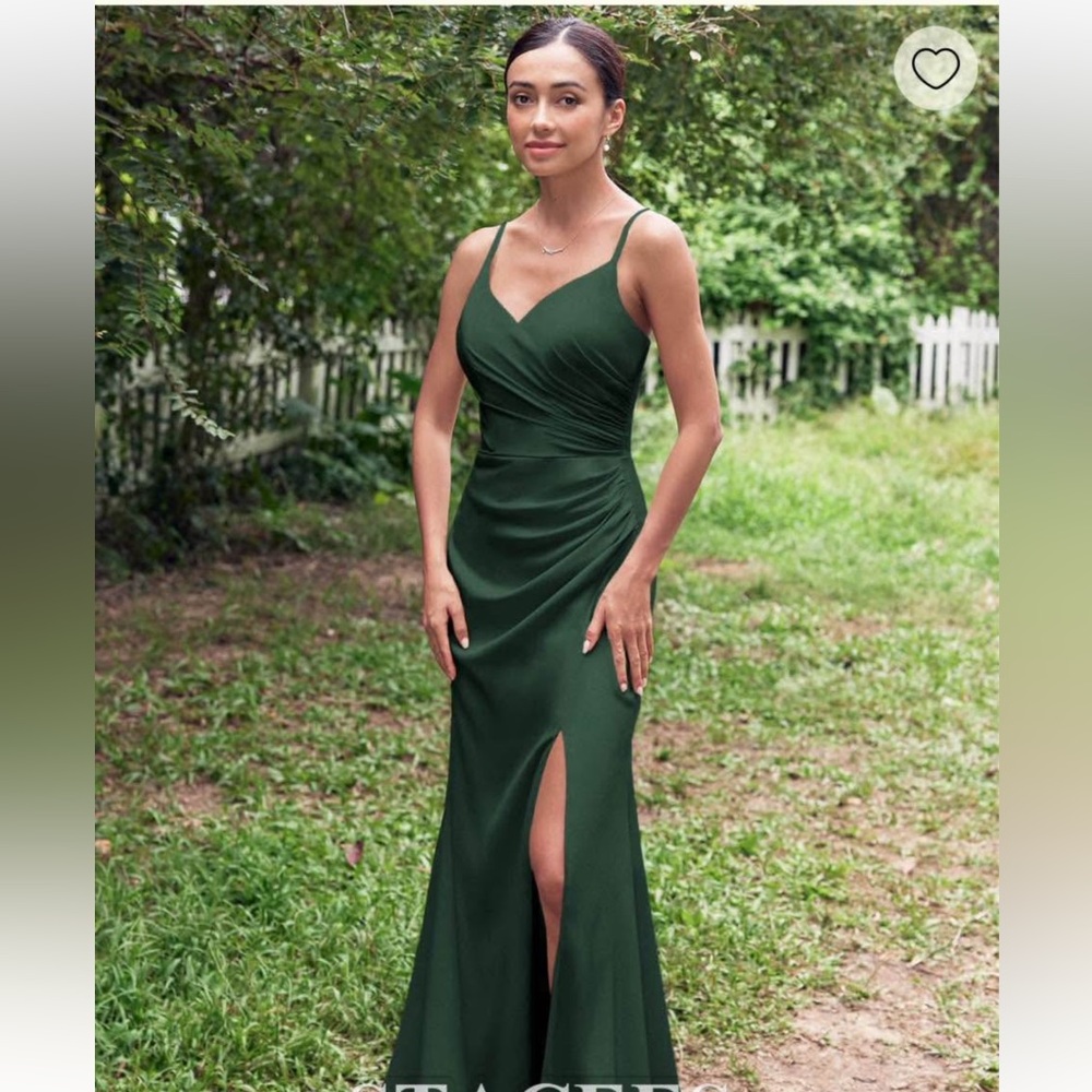 Chic Forest Green Maxi Dress